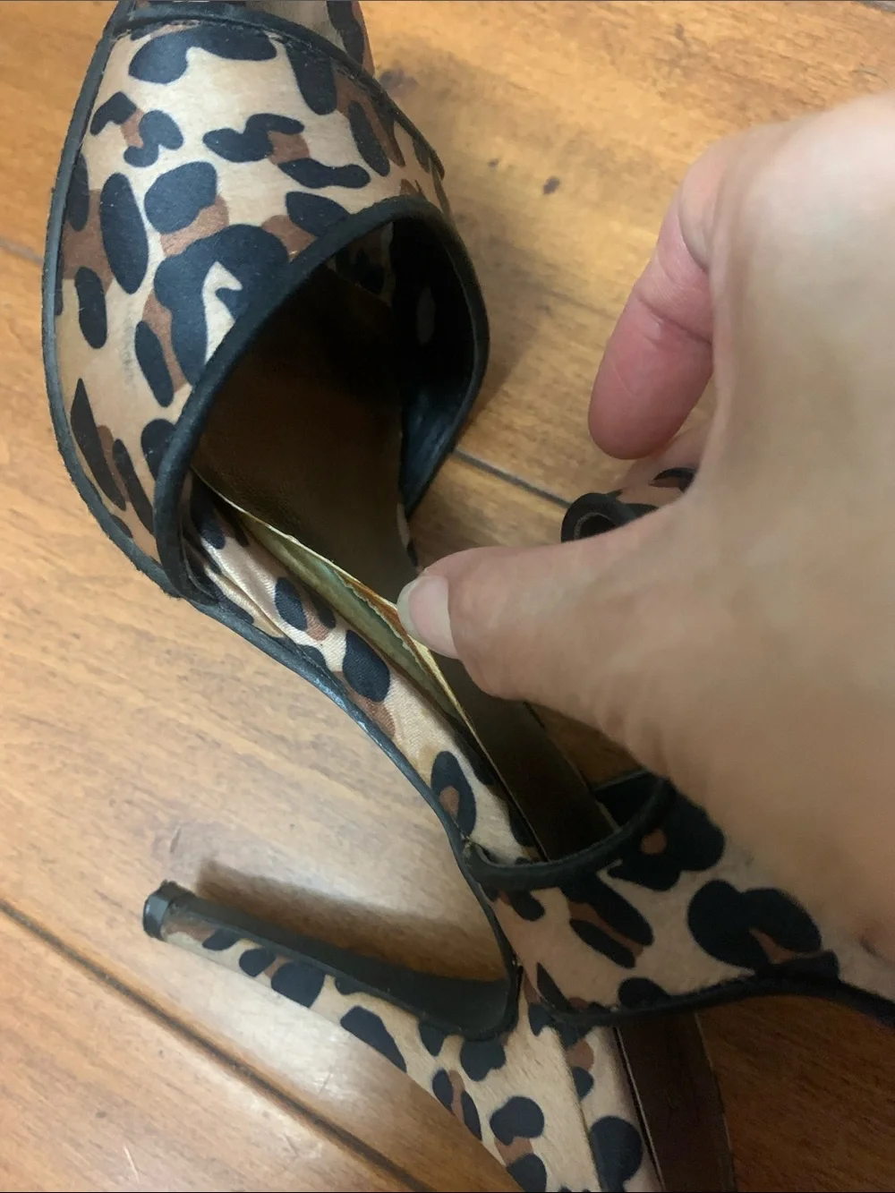 Joey O Animal Leopard Print Women’s Heels size 6 - Preowned